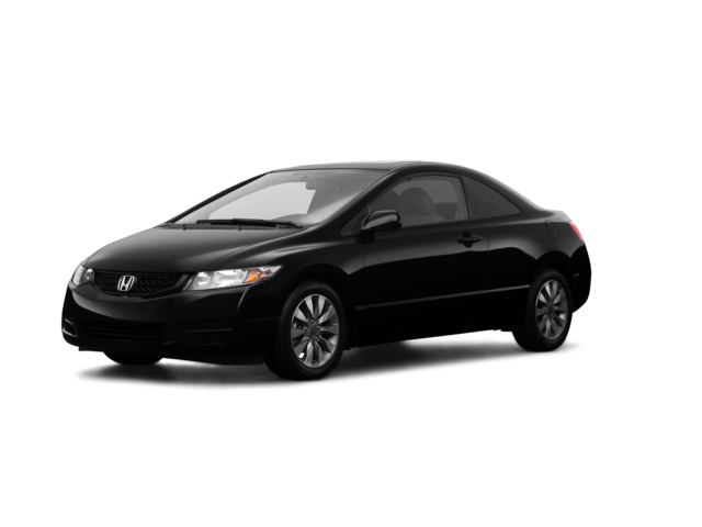 2009 Honda Civic EX-L, front three-quarter view, paint 1 of 8