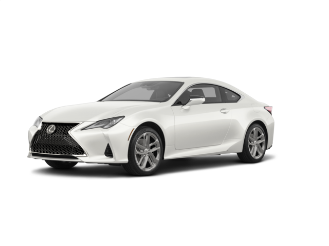 2019 Lexus RC300 300, front three-quarter view, paint 1 of 6