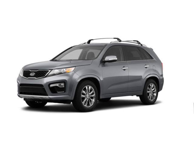 2012 Kia Sorento SX, front three-quarter view, paint 1 of 8