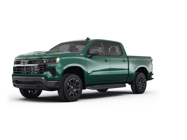 2022 Chevrolet Silverado 1500 LT Trail Boss, front three-quarter view, paint 1 of 8