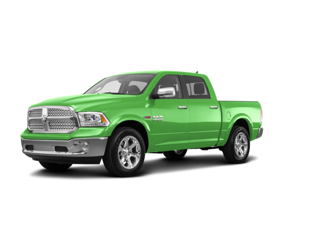 2016 Ram 1500 Laramie, front three-quarter view, paint 1 of 8