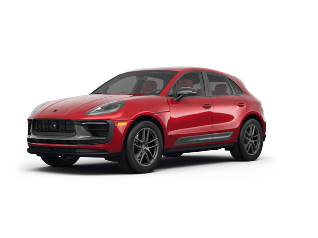 2024 Porsche Macan T, front three-quarter view, paint 1 of 8