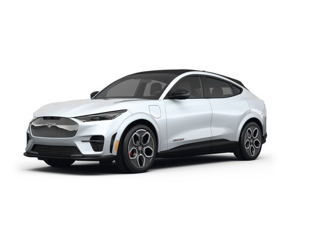 2022 Ford Mustang Mach-E GT, front three-quarter view, paint 1 of 8