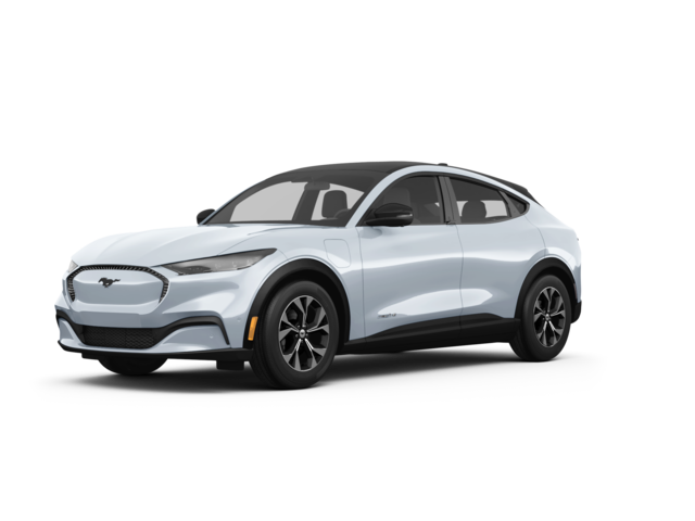 2023 Ford Mustang Mach-E Premium, front three-quarter view, paint 1 of 8