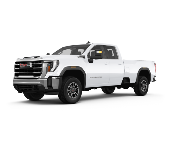 2025 GMC Sierra 3500 HD SLE, front three-quarter view, paint 1 of 8