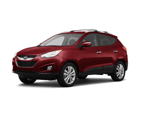 2012 Hyundai Tucson Limited PZEV, front three-quarter view, paint 1 of 8