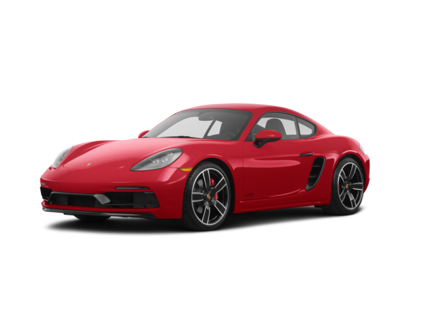 2019 Porsche 718 Cayman GTS, front three-quarter view, paint 1 of 8