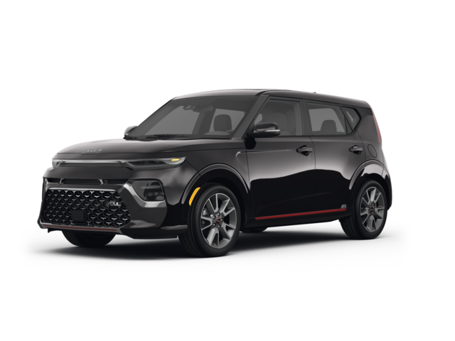 2022 Kia Soul EX, front three-quarter view, paint 1 of 8