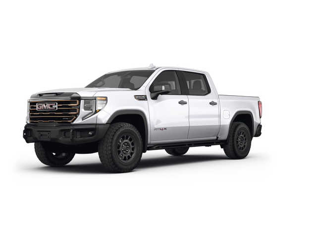 2025 GMC Sierra 1500 AT4X, front three-quarter view, paint 1 of 8