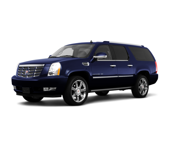 2010 Cadillac Escalade ESV Luxury, front three-quarter view, paint 1 of 8