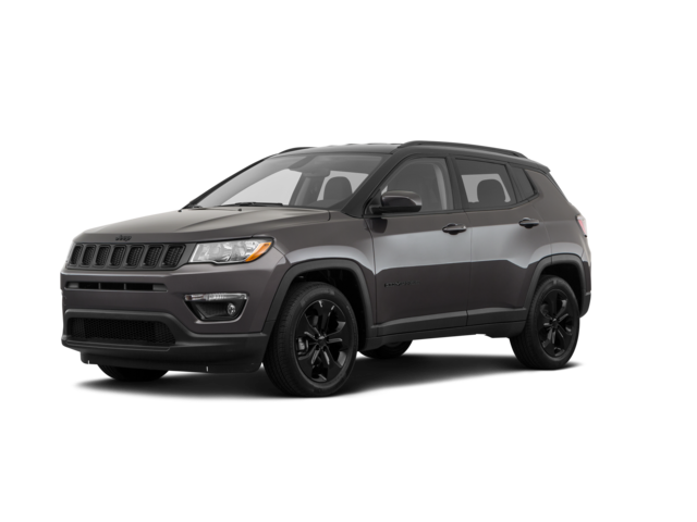 2020 Jeep Compass Altitude, front three-quarter view, paint 1 of 8