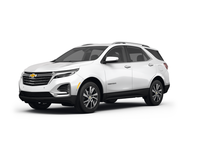 2022 Chevrolet Equinox RS, front three-quarter view, paint 1 of 8