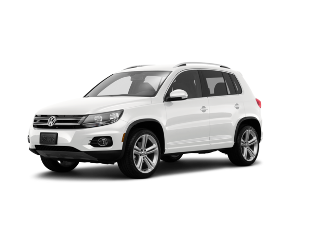 2016 Volkswagen Tiguan R-Line, front three-quarter view, paint 1 of 7