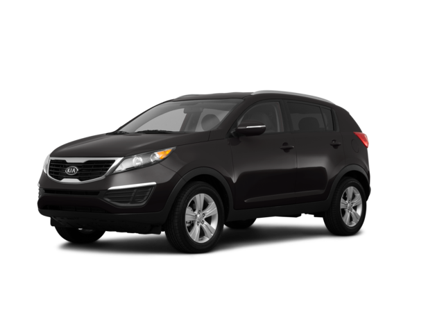 2011 Kia Sportage EX, front three-quarter view, paint 1 of 8