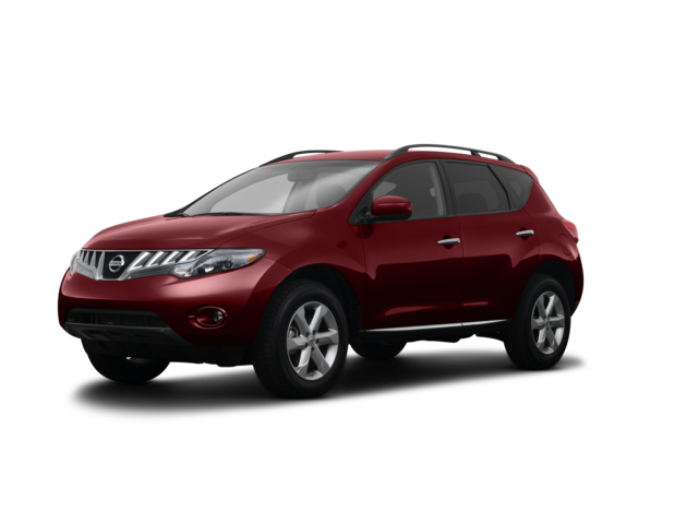 2009 Nissan Murano SL, front three-quarter view, paint 1 of 8