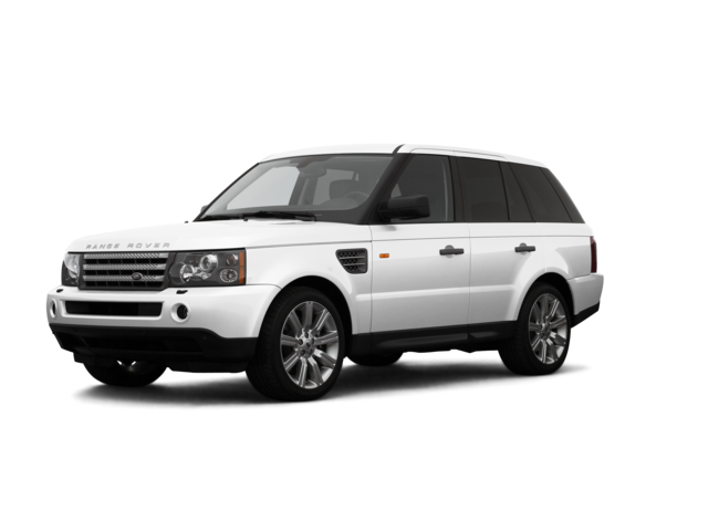 2007 Land Rover Range Rover Sport Supercharged, front three-quarter view, paint 1 of 8