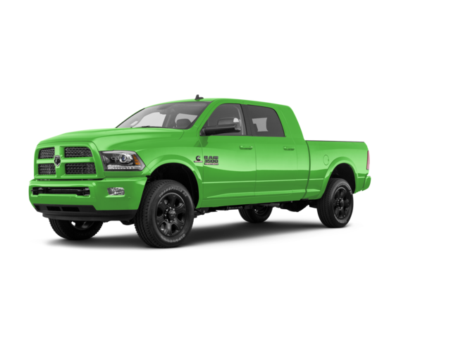 2017 Ram 3500 Laramie, front three-quarter view, paint 1 of 8