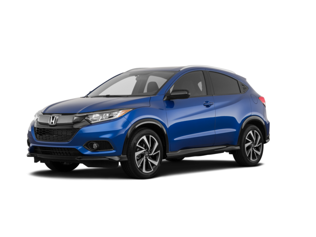 2019 Honda HR-V Sport, front three-quarter view, paint 1 of 8