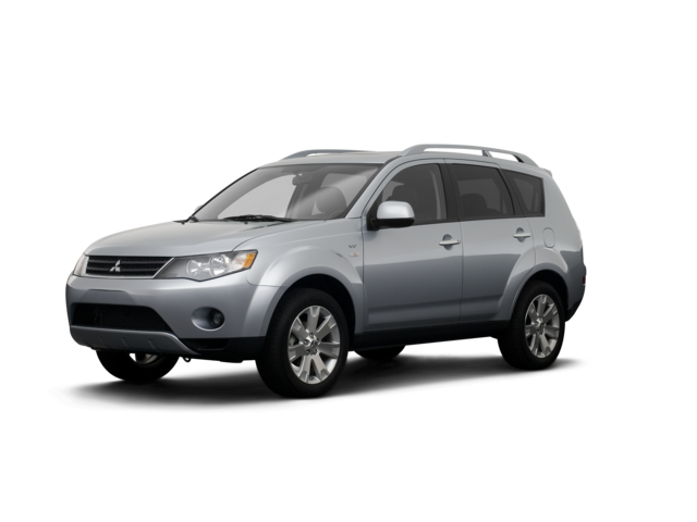 2008 Mitsubishi Outlander SE, front three-quarter view, paint 1 of 8