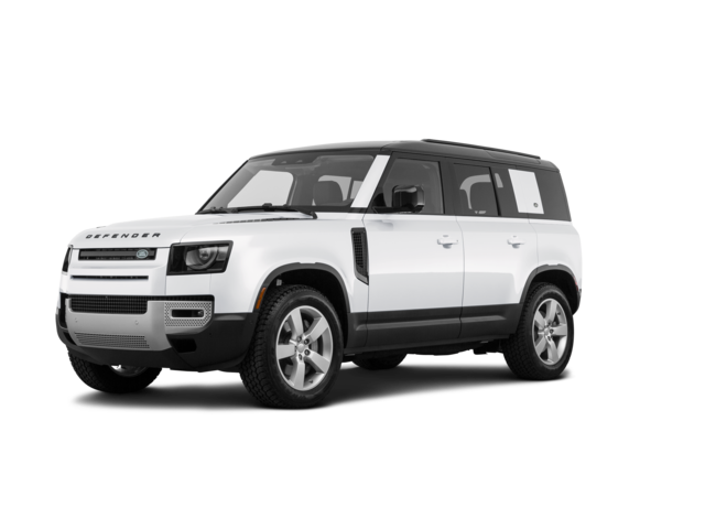 2020 Land Rover Defender 110 110 P300 S, front three-quarter view, paint 1 of 7