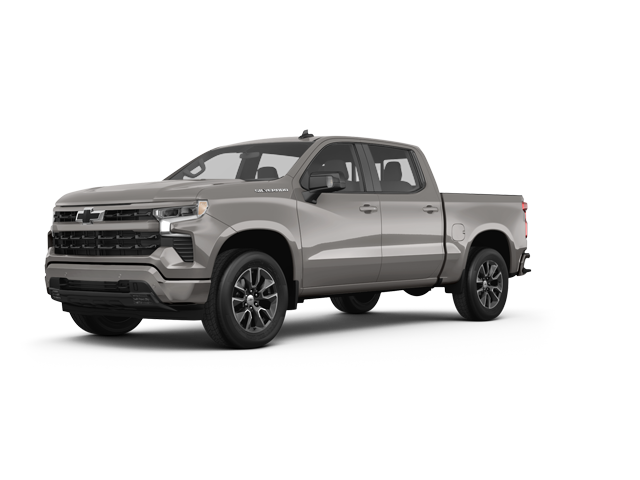 2026 Chevrolet Silverado 1500 RST, front three-quarter view, paint 1 of 6