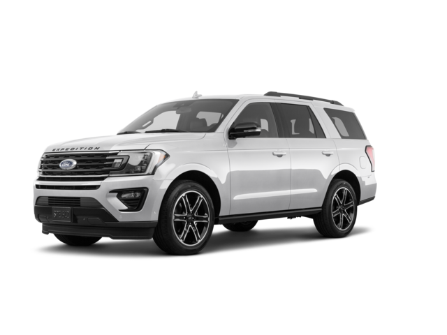 2021 Ford Expedition MAX Platinum, front three-quarter view, paint 1 of 8