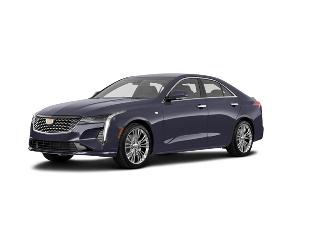 2026 Cadillac CT4 Luxury, front three-quarter view, paint 1 of 8