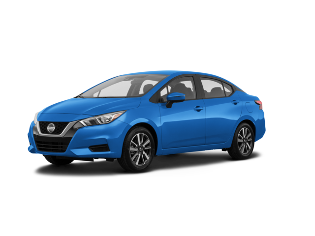 2022 Nissan Versa SV, front three-quarter view, paint 1 of 8