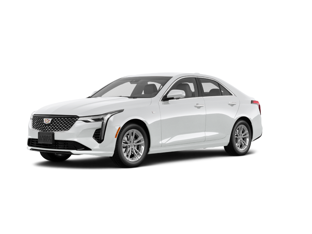 2023 Cadillac CT4 Luxury, front three-quarter view, paint 1 of 8