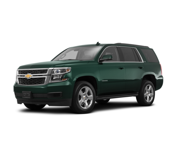 2016 Chevrolet Tahoe LS, front three-quarter view, paint 1 of 8