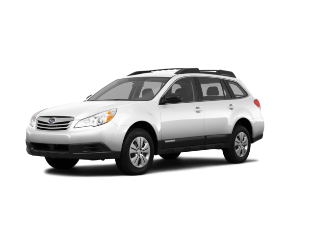 2011 Subaru Outback 2.5i, front three-quarter view, paint 1 of 8