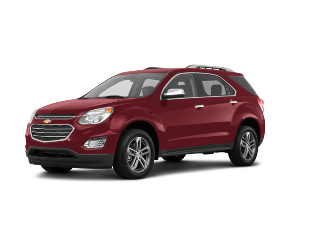 2017 Chevrolet Equinox Premier, front three-quarter view, paint 1 of 8