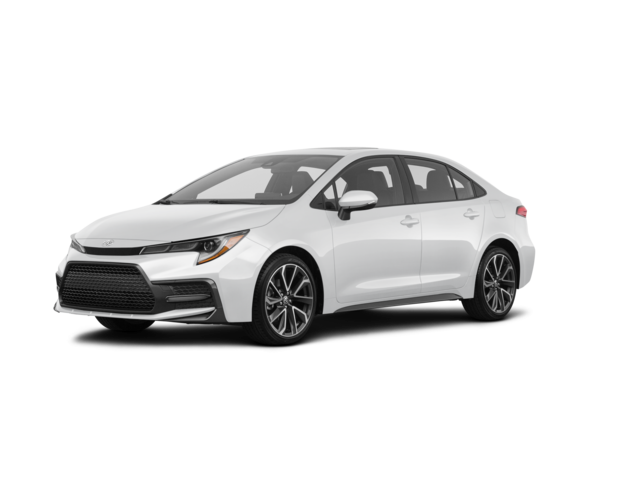 2021 Toyota Corolla XSE, front three-quarter view, paint 1 of 8