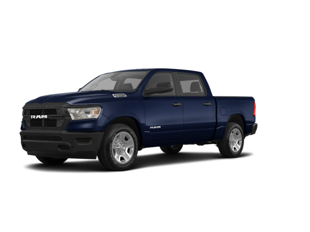 2023 Ram 1500 Tradesman, front three-quarter view, paint 1 of 5