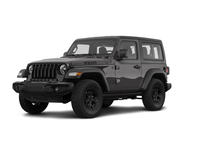 2023 Jeep Wrangler Rubicon, front three-quarter view, paint 1 of 8