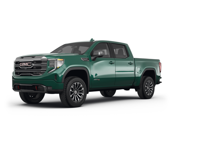 2023 GMC Sierra 1500 AT4, front three-quarter view, paint 1 of 8