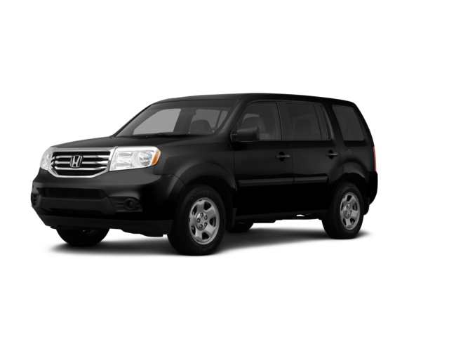 2012 Honda Pilot LX, front three-quarter view, paint 1 of 8