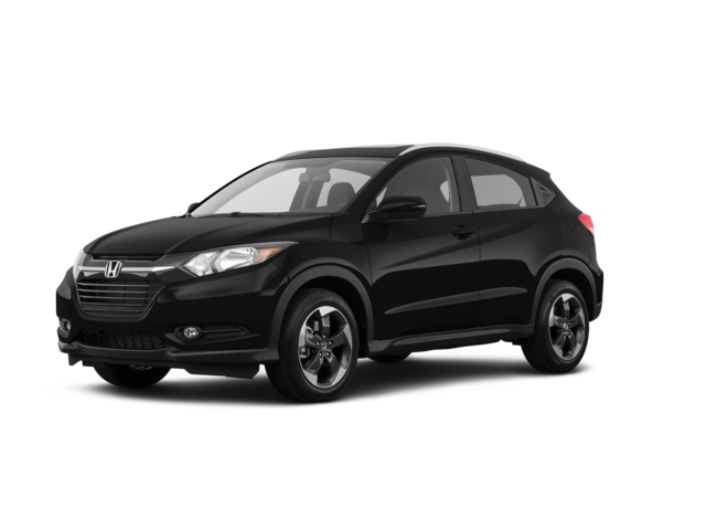 2018 Honda HR-V EX-L, front three-quarter view, paint 1 of 8
