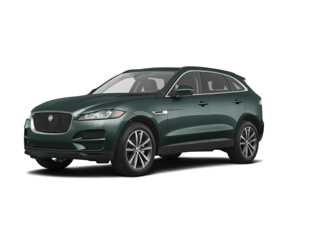 2020 Jaguar F-Pace 25t, front three-quarter view, paint 1 of 8