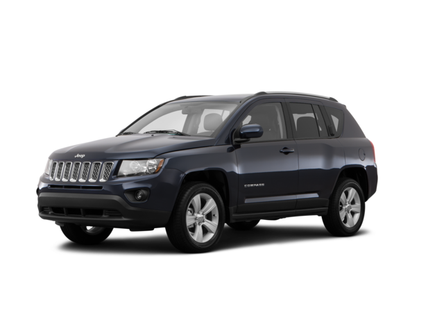 2015 Jeep Compass Latitude, front three-quarter view, paint 1 of 8