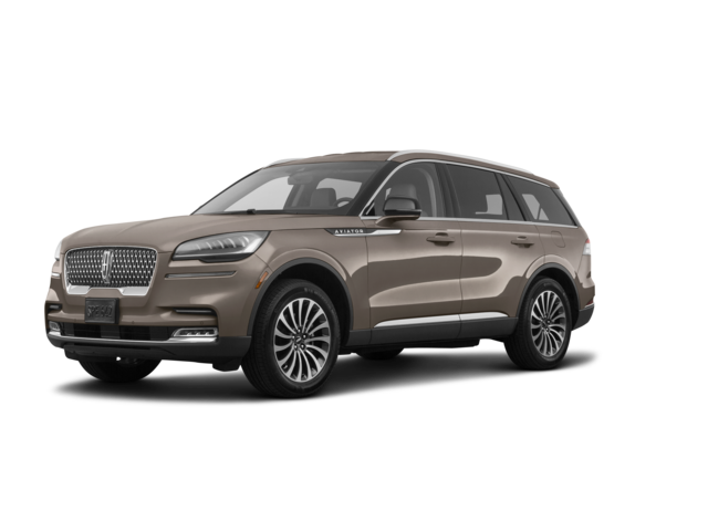 2020 Lincoln Aviator Base, front three-quarter view, paint 1 of 8
