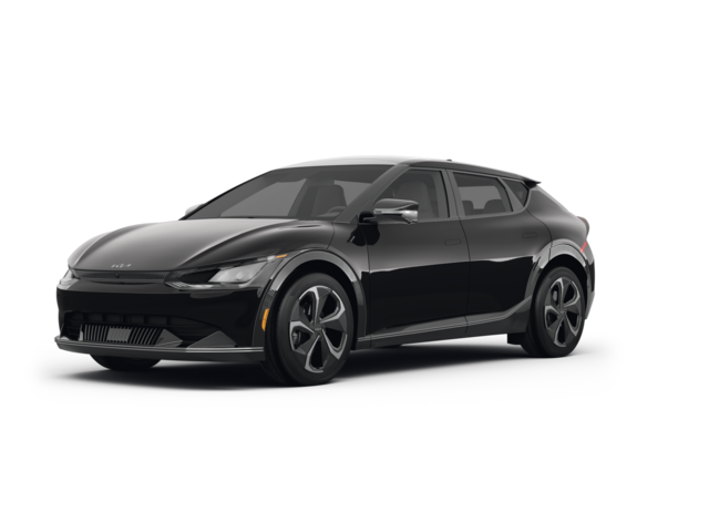 2022 Kia EV6 GT-Line, front three-quarter view, paint 1 of 8