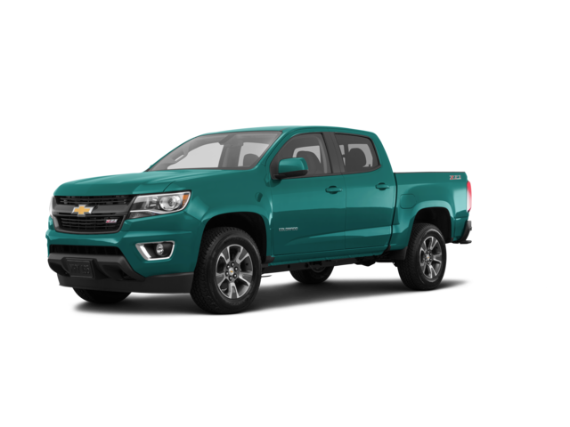 2016 Chevrolet Colorado Z71, front three-quarter view, paint 1 of 8