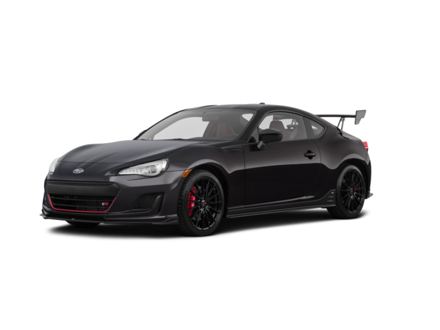 2018 Subaru BRZ tS, front three-quarter view, paint 1 of 6