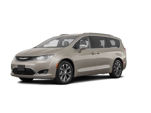 2017 Chrysler Pacifica LX, front three-quarter view, paint 1 of 8