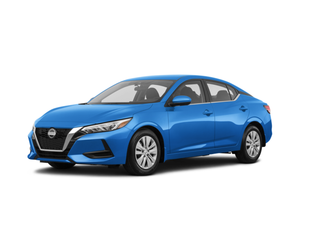 2022 Nissan Sentra S, front three-quarter view, paint 1 of 8