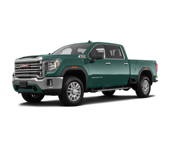 2020 GMC Sierra 2500 HD SLT, front three-quarter view, paint 1 of 8
