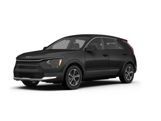 2023 Kia Niro LX, front three-quarter view, paint 1 of 8