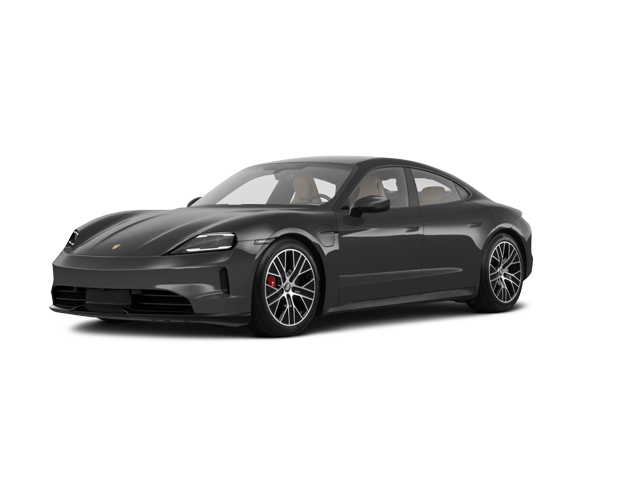 2026 Porsche Taycan 4S, front three-quarter view, paint 1 of 8