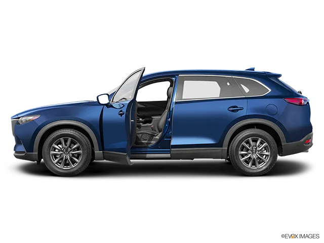 Driver's side profile with drivers side door open Driver's side profile with drivers side door open